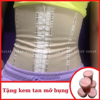 [Tặng Kem Tan Mỡ Bụng] Đai Nịt Bụng Latex  25 Xương Giảm Eo Sau Sinh Nhập Khẩu Chất Lượng Cao, Hỗ Trợ Hạ Size Miễn Phí