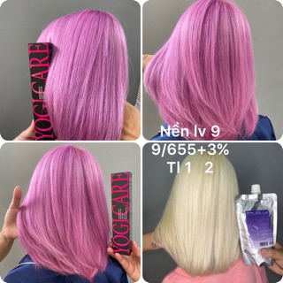 THUỐC NHUỘM TÓC YOGI MÀU HỒNG THỜI TRANG