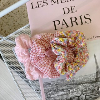 🌸Chun cột tóc Scrunchies patel mầu sắc