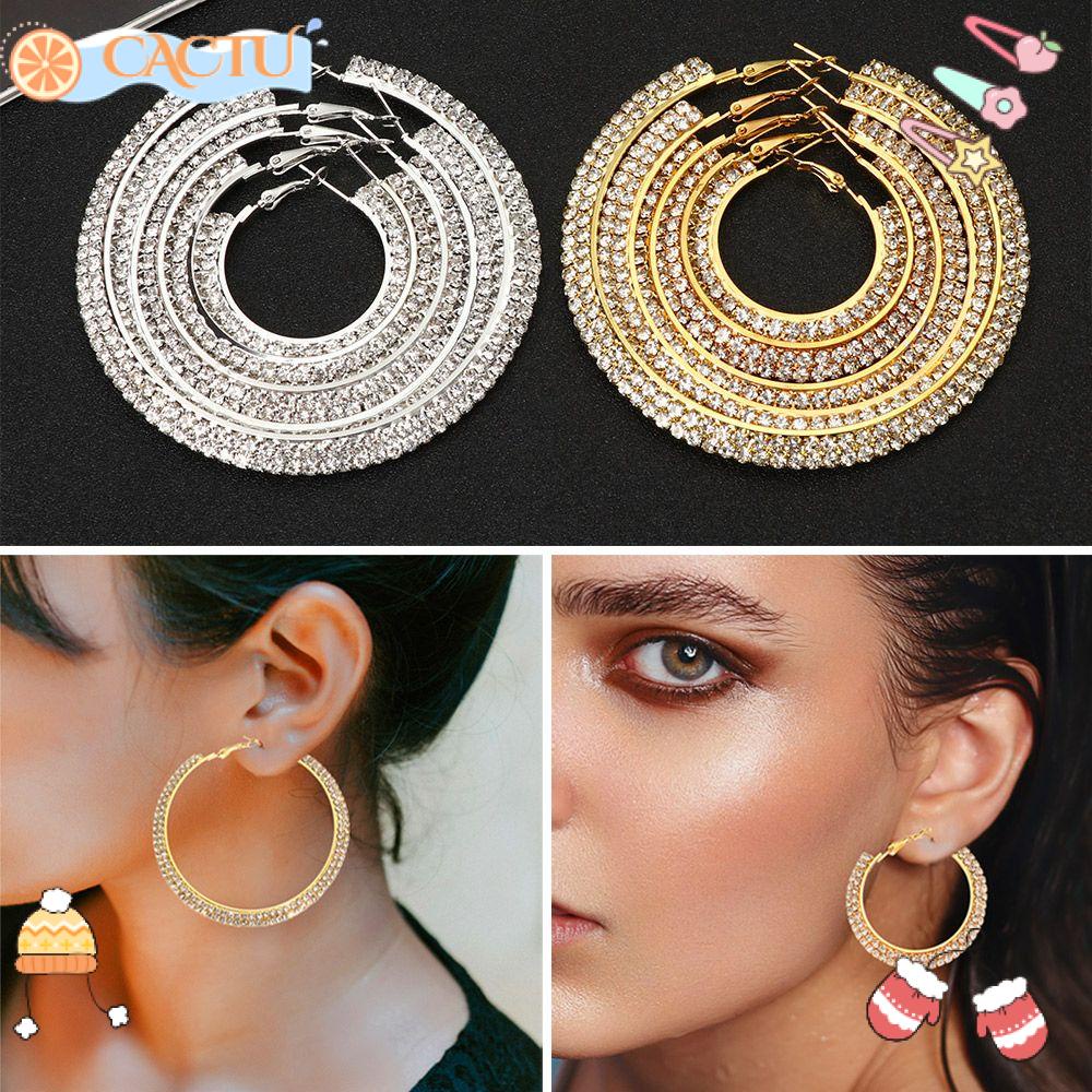 Bông Tai Dạng Vòng Sáng Bóng Xinh Xắn|Hàng Đôi|Trang Sức Lủng Lẳng