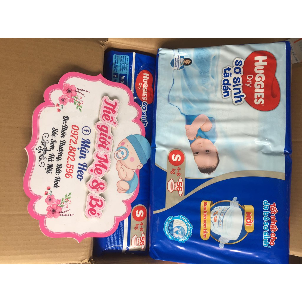 Tã Dán Sơ Sinh Huggies Dry Newborn S56