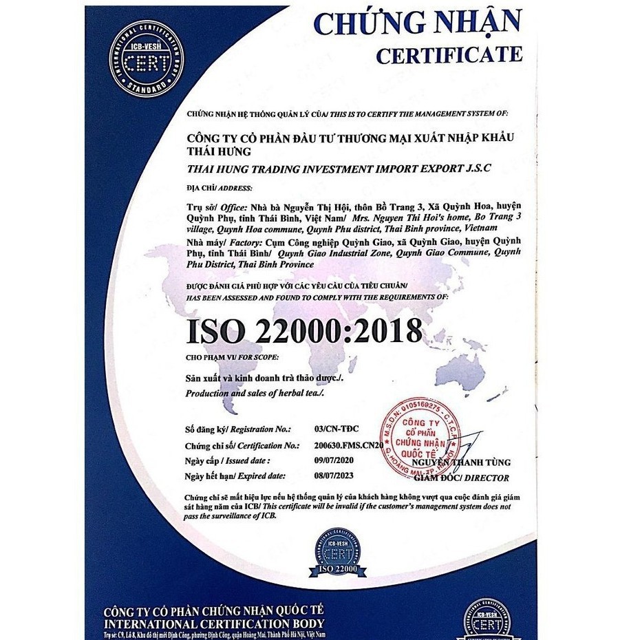 Trà Cà Gai Leo THÁI HƯNG Bịch 50 Túi Lọc 250g Thanh Nhiệt Giải Độc Mát Gan 100% Tự Nhiên | BigBuy360 - bigbuy360.vn