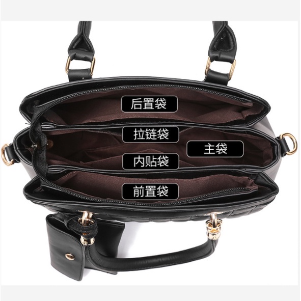 Set Túi Xách 2 Trong 1 Phong Cách Âu Mỹ Cho Nữ