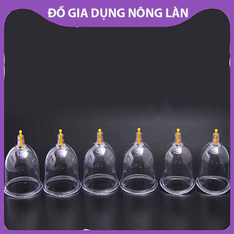 Bộ giác hơi không dùng lửa(12 phụ kiện) Chăm Sóc Sức Khỏe An Toàn - Giúp Lưu Thông Máu NL Shop
