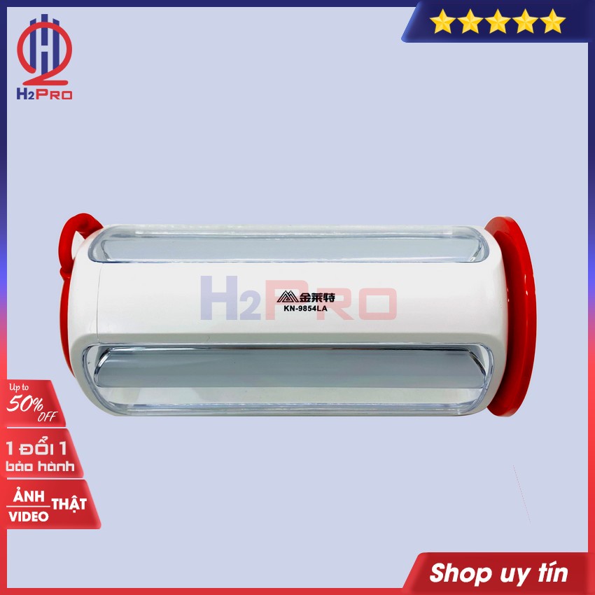 Đèn Pin Sạc Cầm Tay KN-9854LA H2Pro LED 27W-2 Bóng Led Siêu Sáng-Pin Trâu 4000Mah (1 chiếc),Đèn bàn cao cấp pin trâu