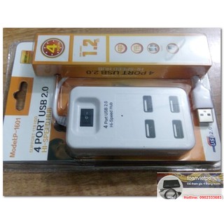 HUB CHIA CỔNG USB 4 PORT HI-SPEED P-1601