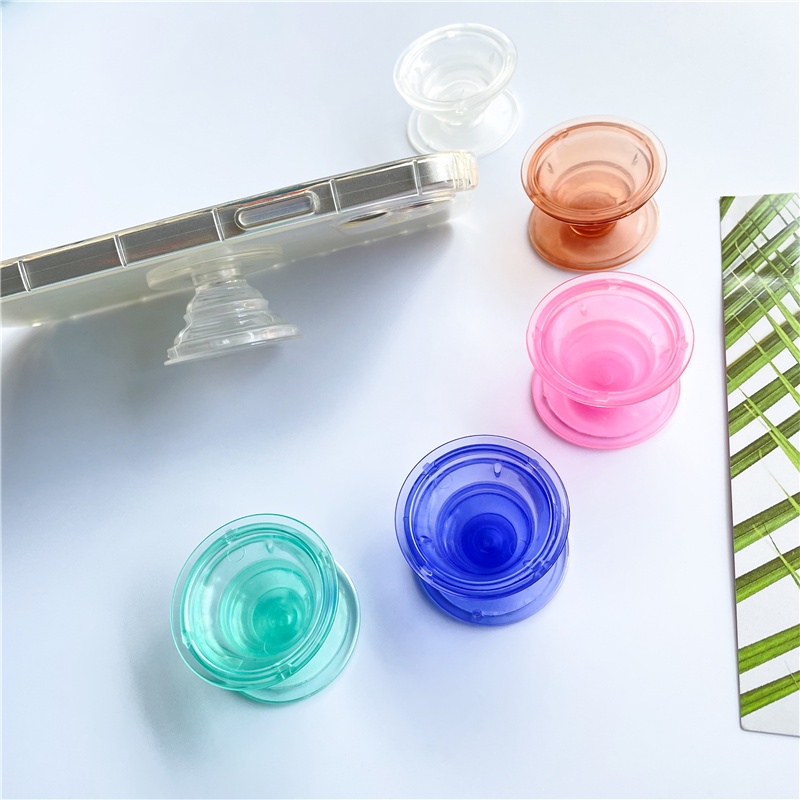 Giá đỡ gắn điện thoại trong suốt dễ thương