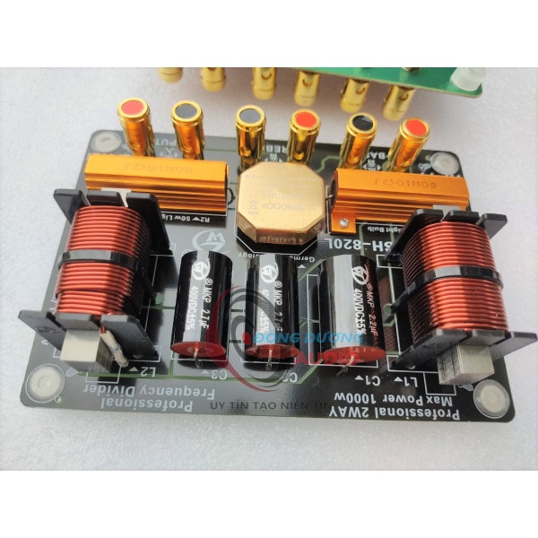 02 MẠCH PHÂN TẦN FULL ĐƠN - 1 BASS + 1 TRÉP  - SH 820L- BẢO VỆ TRÉP 750 - PHÂN TẦN CHỐNG CHÁY TREBLE