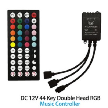 Bộ điều khiển led dây 5m RGB cảm ứng nhảy theo nhạc - Led music controller-C15