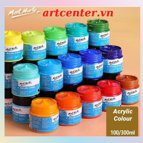 Màu acrylic 3D Mont Marte cao cấp của ÚC 100ml,vẽ giầy,tranh tường