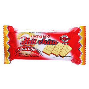 Lương khô Hải Châu 3 vị 65g date mới