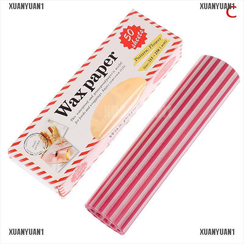 [XUANYUAN1] 50 Giấy Gói Bánh Mì Sandwich