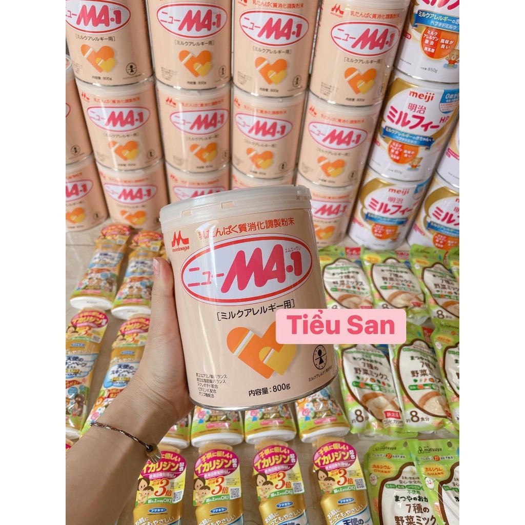 Sữa Morinaga Ma-1 cho bé dị ứng đạm bò 800gr