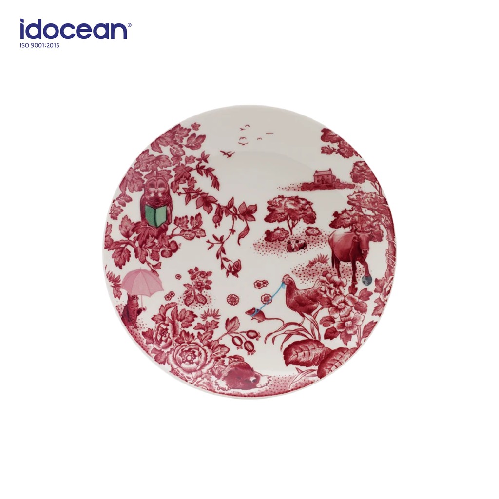 Dĩa Sứ 21cm Họa Tiết LOVERAMICS (Salad Plate) - Bộ Sưu Tập A Curious Toile