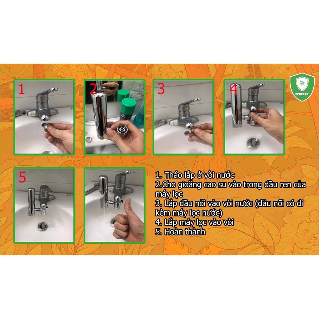 Máy lọc nước tại vòi Geyser Euro – Made in Russia, máy lọc nước di động có thể mang theo | BigBuy360 - bigbuy360.vn