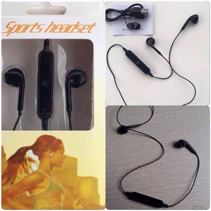 [ Rẻ Vô Địch ] Tai Bluetooth 2 tai S8 sports headset