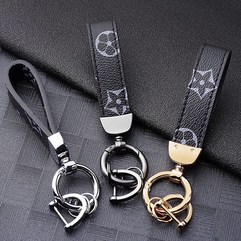 Mới Móc Khóa Xe Máy Bằng Da Cá Tính Giá Đỡ