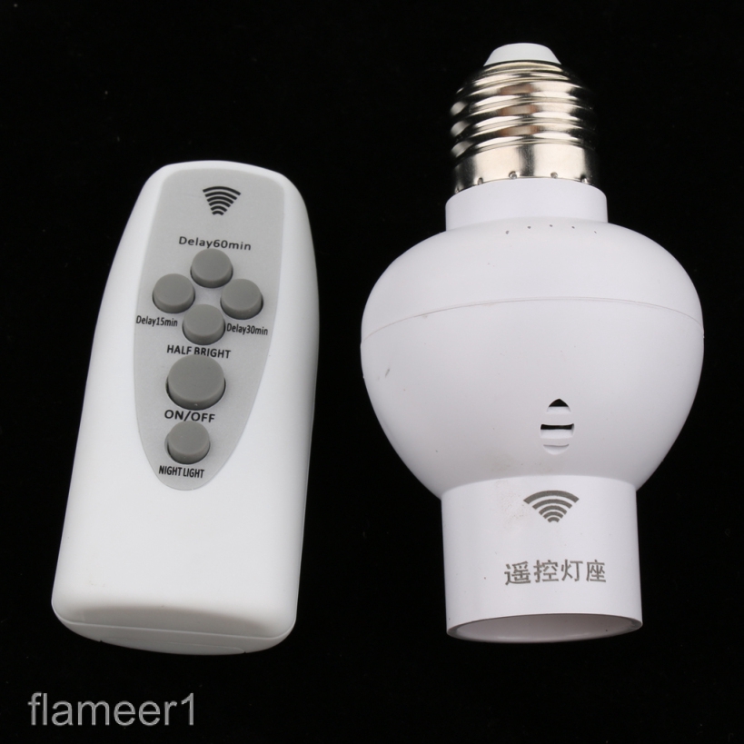 Đui bóng đèn E27 có thể điều khiển từ xa tiện dụng