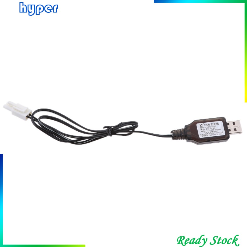 RC Dây Cáp Sạc 7.2v Usb Sang El-2P Female Ni-Mh Ni-Cd Cho Máy Bay Điều Khiển Từ Xa