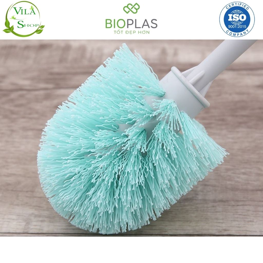 Chổi Cọ Toilet, Chổi Vệ Sinh Nhà Tắm Cleaner 1 Bioplas, Sợi Cước Chống Thấm, Đầu Cọ Tròn Dễ Dàng Chùi Rửa