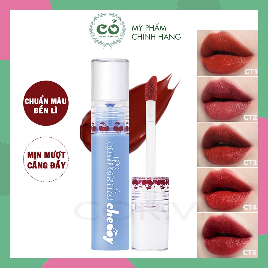 Son Kem Lì Dearmay California Cherry Velvet Tint 4.4g | BigBuy360 - bigbuy360.vn