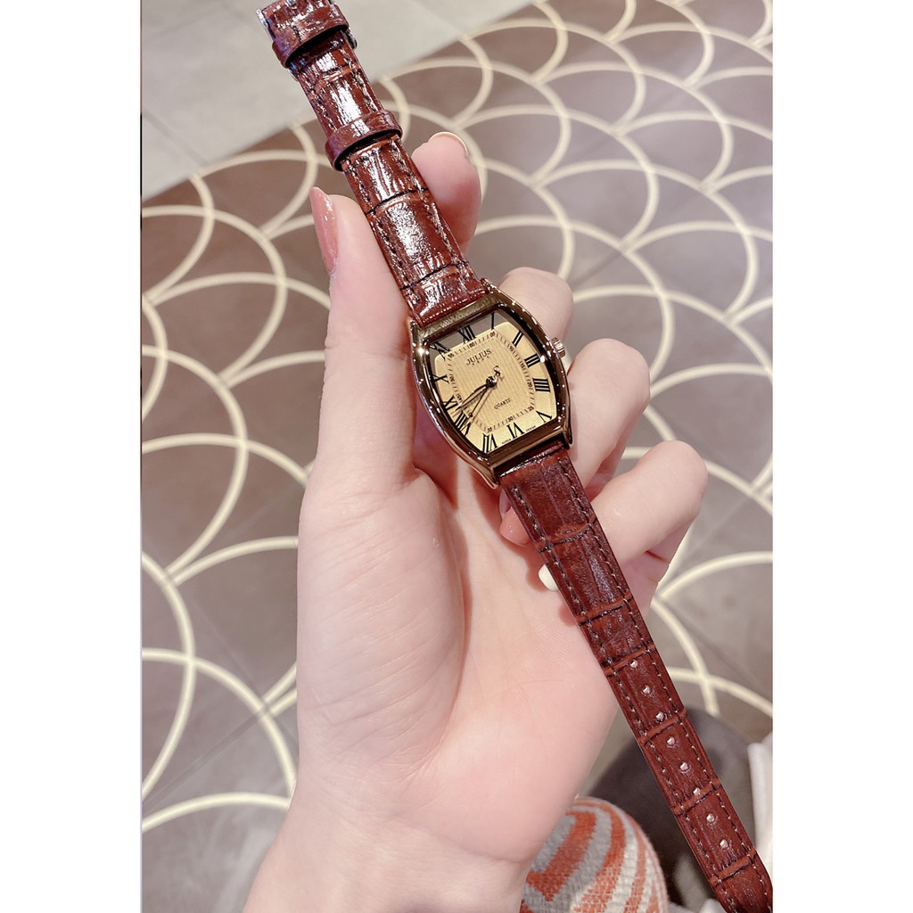 Đồng hồ nữ Julius Hàn Quốc JA-703 mặt chữ nhật ( Nhiều màu )