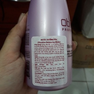 XỊT DƯỠNG TÓC OBSIDIAN HÀN QUỐC 250ML