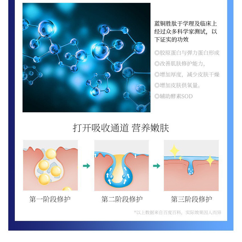 [N55]  Mặt nạ tinh chất Copper Peptide giảm mụn dịu da mờ thâm mụn phục hồi mịn da | BigBuy360 - bigbuy360.vn