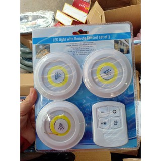 BỘ 3 ĐÈN LED ĐIỀU KHIÊN TỪ XA