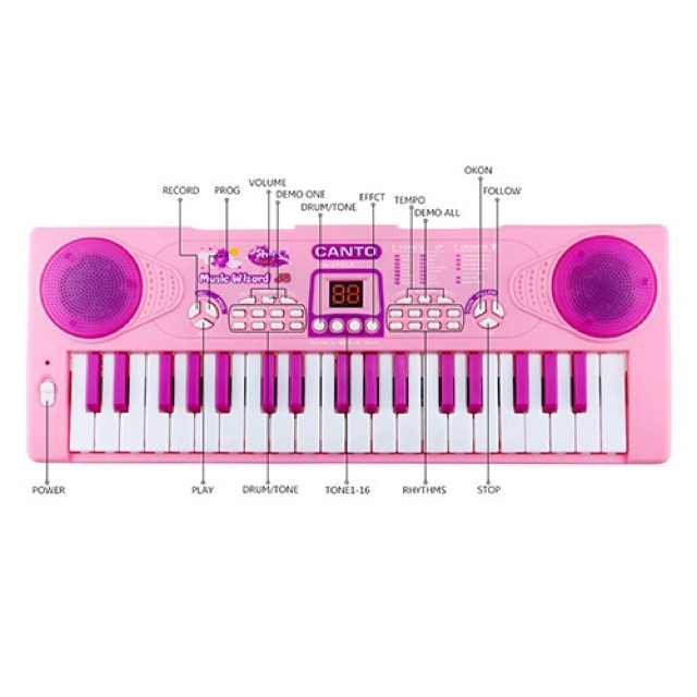 🌸 Đồ chơi Đàn Organ Mini Cho Trẻ Em Màu Hồng 3701A / Xanh 3702A 🌸