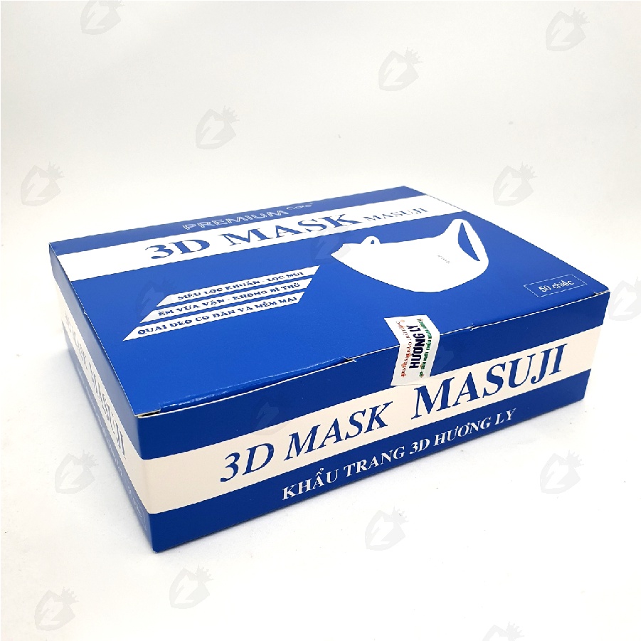 Khẩu Trang 3D Mask Masuji Công Nghệ Dập Nhật Bản ( Hộp 50 Cái ) | BigBuy360 - bigbuy360.vn