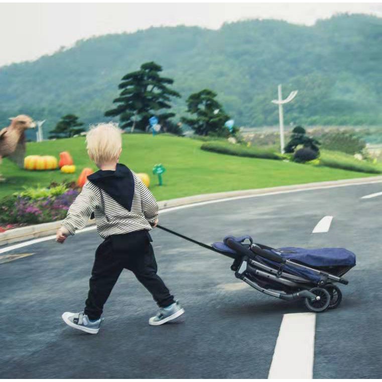Xe đẩy du lịch gấp gọn có tay kéo 1 chiều 3 tư thế Baobaohao S2 - Hàng chính hãng - Bảo hành 1 năm
