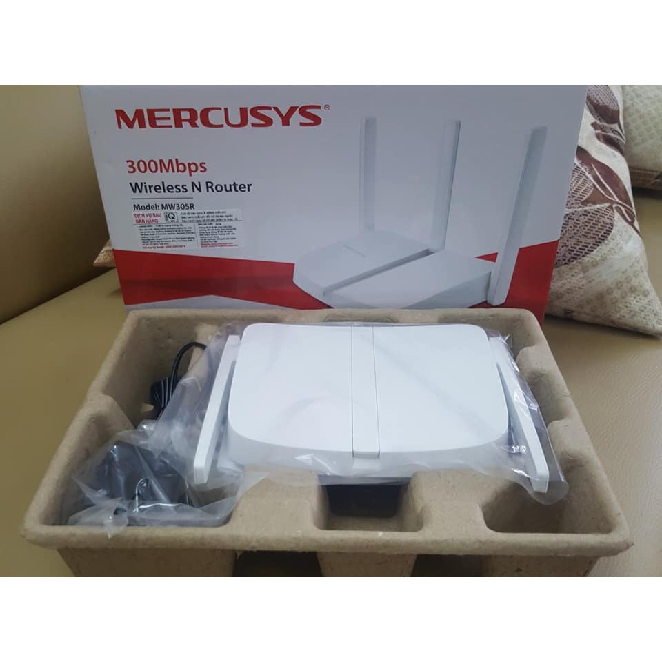 Bộ phát wifi 3 râu Mercusys MW305R chuẩn N 300Mpbs tốc độ cao