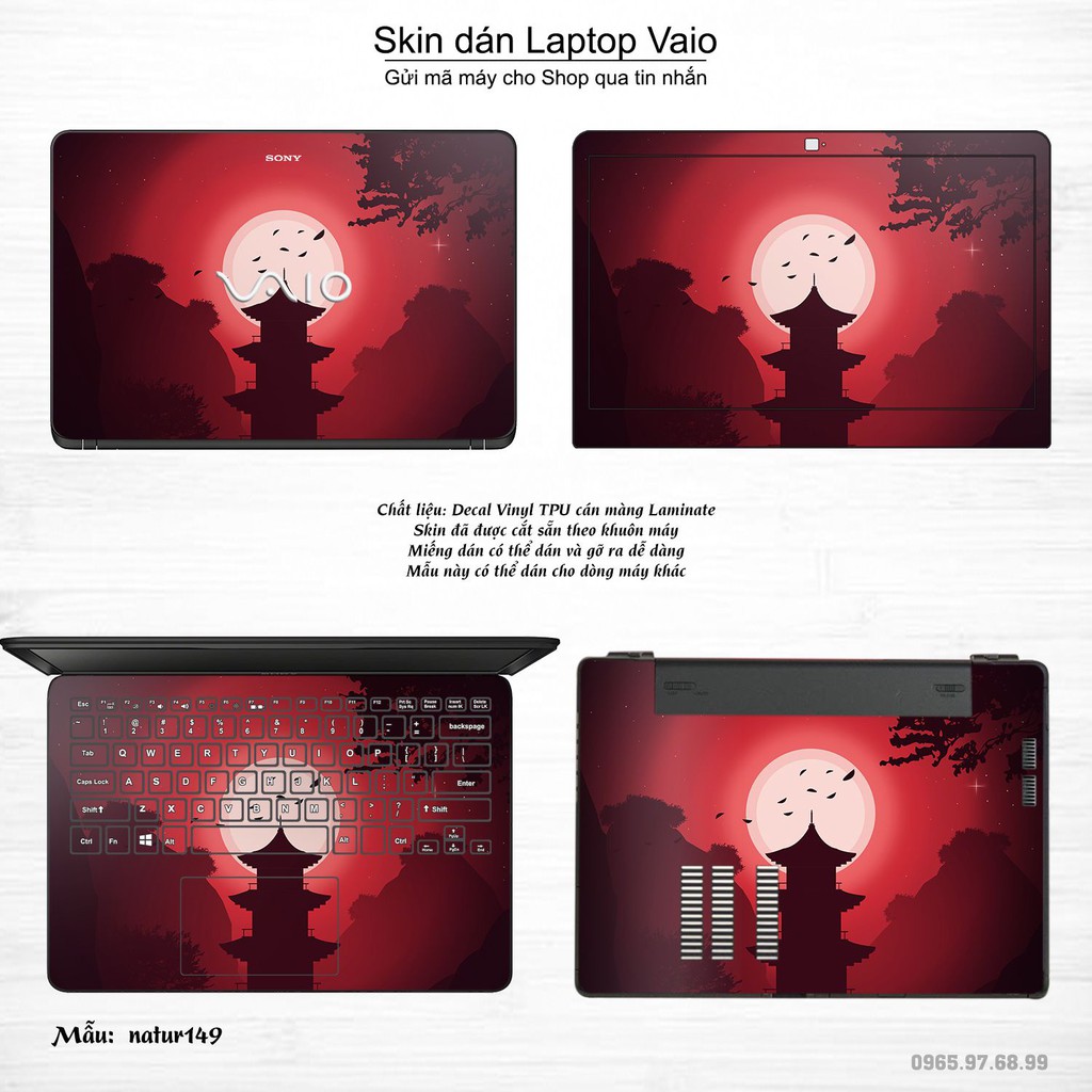 Skin dán Laptop Sony Vaio in hình thiên nhiên _nhiều mẫu 6 (inbox mã máy cho Shop)