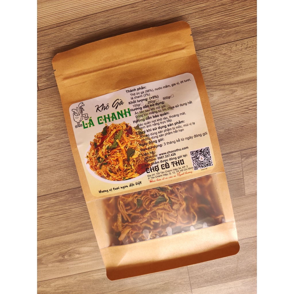 [Khô gà lá chanh thượng hạng - Thịt gà dai ngon, lá chanh thơm phức thật tuyệt vời] | Chợ Cô Thu | BigBuy360 - bigbuy360.vn