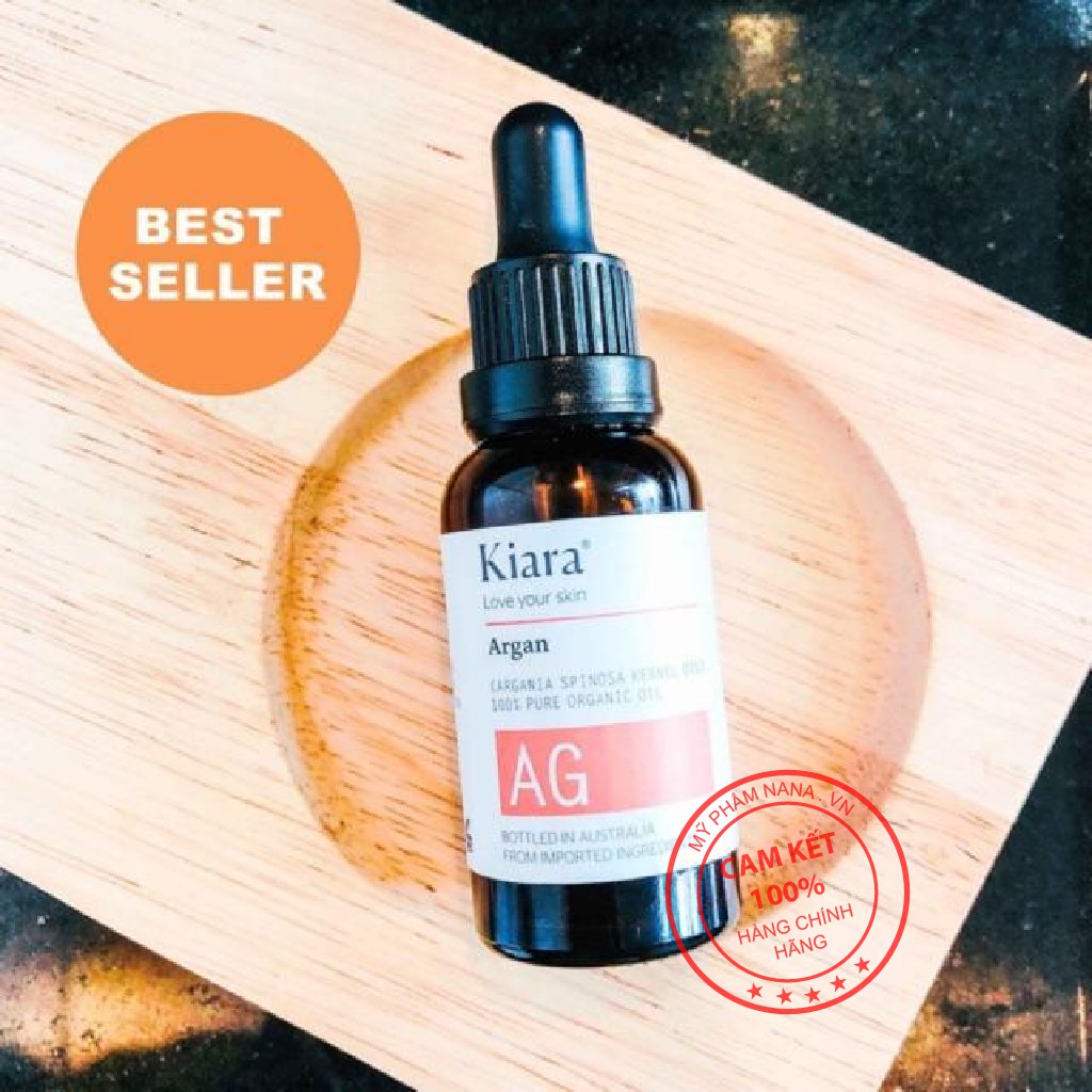 [ Mẫu Mới] Dầu Dưỡng, Dầu Matxa Da Mặt KIARA PHYTOCEUTICALS ARGAN OIL.