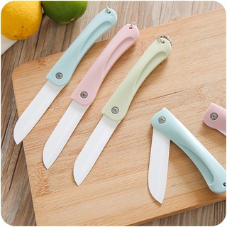 Dao Cắt Gọt Trái Cây Nhỏ Gọn Dạng Gấp Có Vỏ Bao Bọc An Toàn Phù Hợp Mang Đi Dã Ngoài, Picnic, Cắm Trại