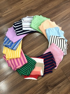 Combo bộ kẻ dài tay cho bé