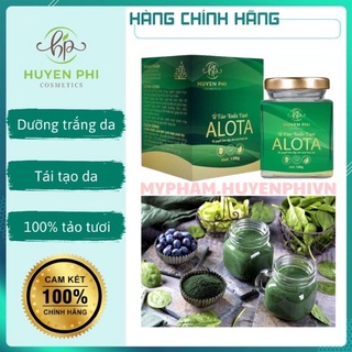 Ủ tảo xoắn tươi alota huyền phi - 100% tảo tươi, dưỡng trắng, cấp ẩm, tái tạo da