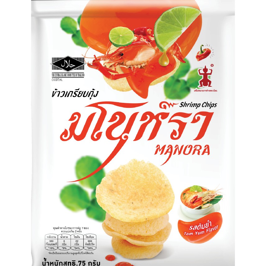 [MANORA] Snack Tôm Cua Lon Thái Lan Ăn Vặt Siêu Thơm Ngon Dinh Dưỡng 90G 100G Đủ 4 Vị (Cay Truyền Thống)