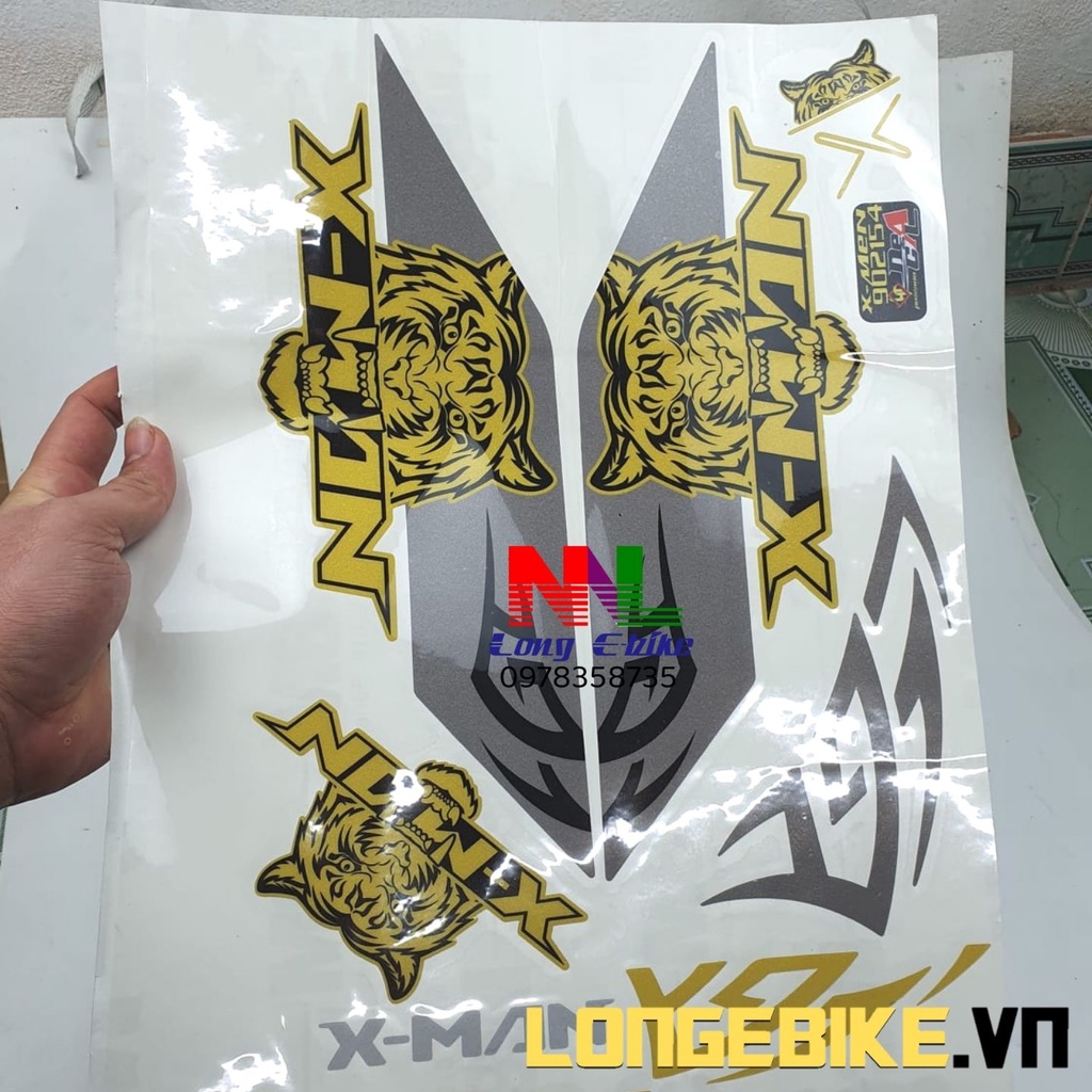 Tem hổ xmen , tem rời xmen