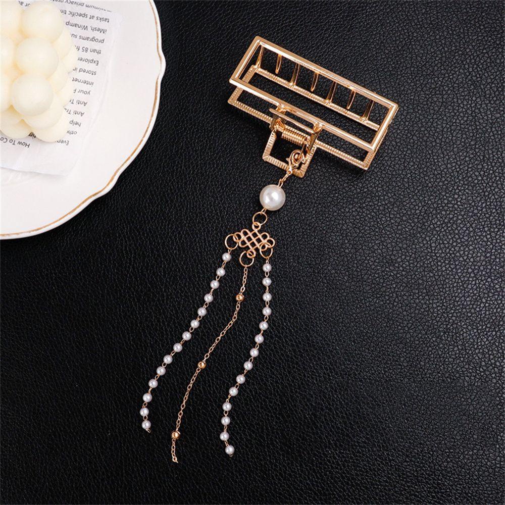 HS Kẹp Tóc Hình Bướm Bằng Kim Loại Phong Cách Harajuku