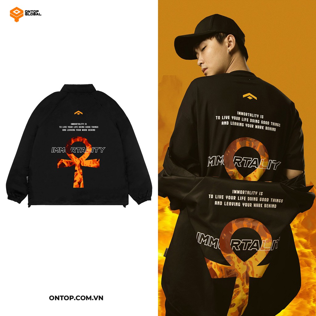 Áo khoác dù unisex Immortal Fire local brand ONTOP