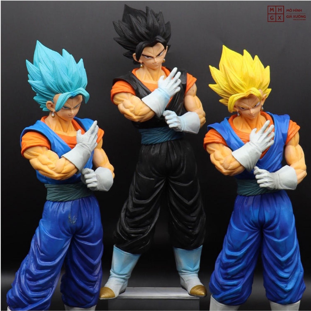 Mô hình Dragon Ball Vegito 3 màu tóc ( xanh , vàng , đen ) , hàng siêu chất cao 32cm , figure mô hình 7 viên ngọc rồng