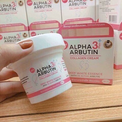 Kem kích trắng da Alpha Arbutin Collagen 3+ Plus Mới