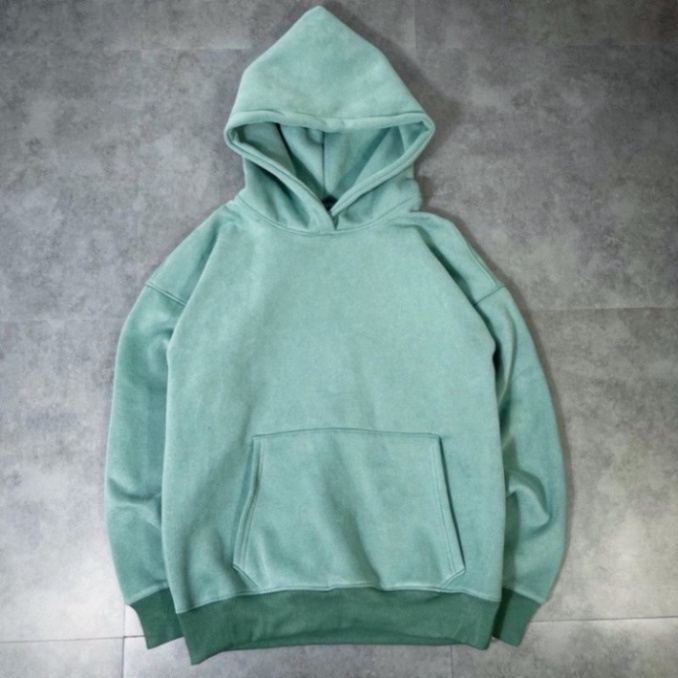 Áo Hoodie trơn Unisex đôi form rộng nam nữ vải Nỉ Bông | BigBuy360 - bigbuy360.vn