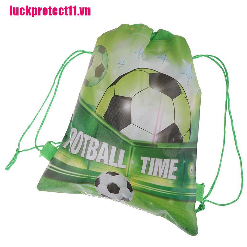 huwai 1pc Football Storage Bag Non-woven Fabric Drawstring Bag Outdoor Sport Backpack