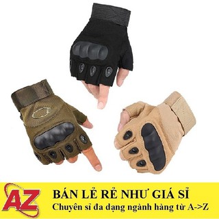 Găng chiến thuật gù nhựa cụt oakley