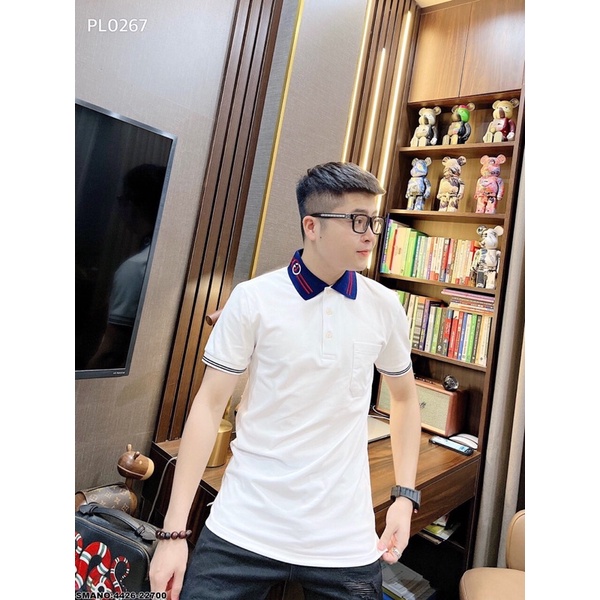 Áo Polo Nam Gucci Viền Cổ chất cotton mềm mát • MinWay Store