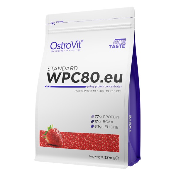 Ostrovit Standard WPC80 - Sữa whey protein hỗ trợ tăng cơ bắp giá sinh viên (2.3kg)